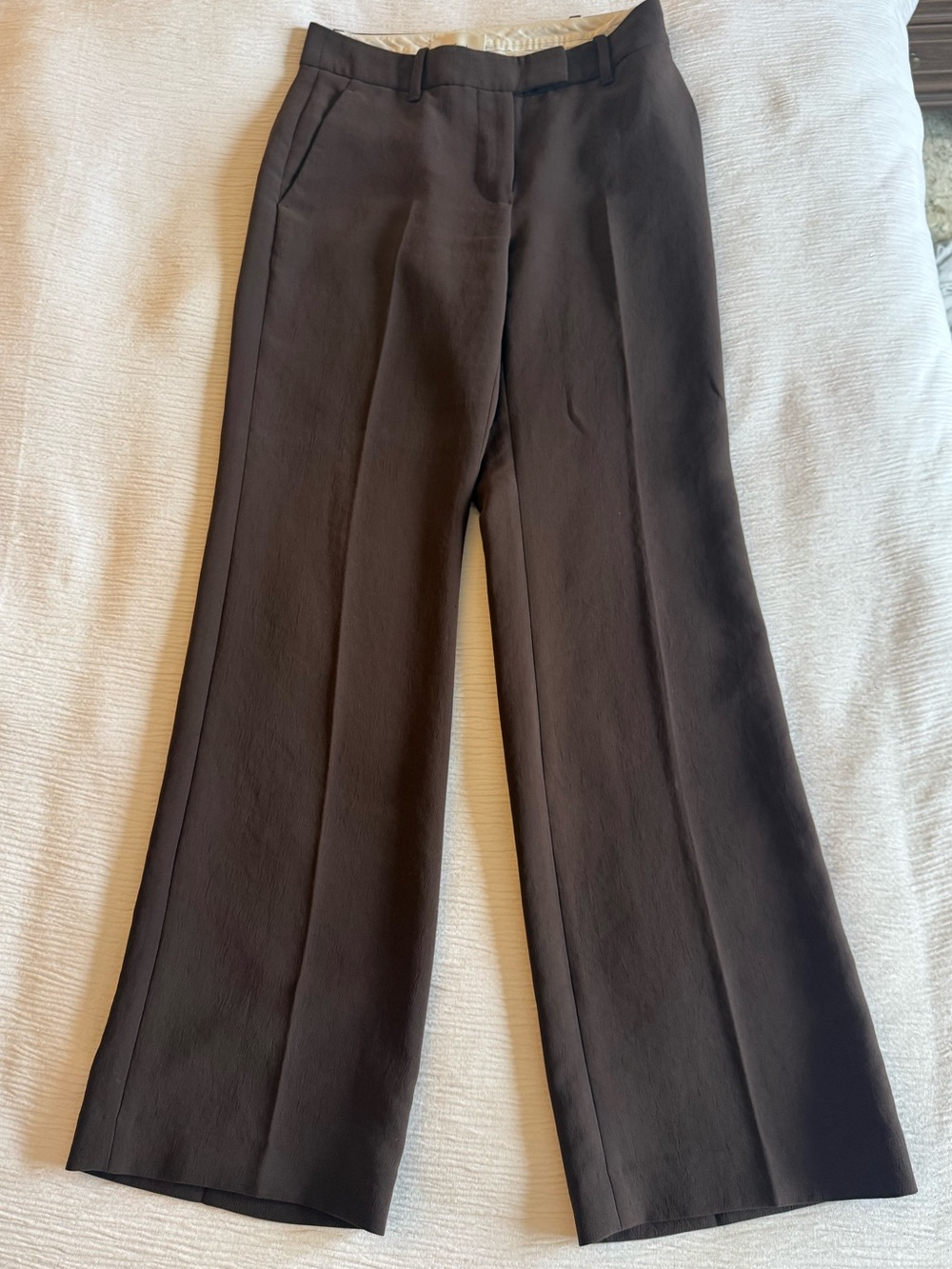 Aritzia Wilfred Publisher Brown Bootcut Pants